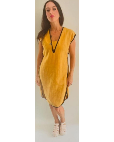 Stefania yellow dress