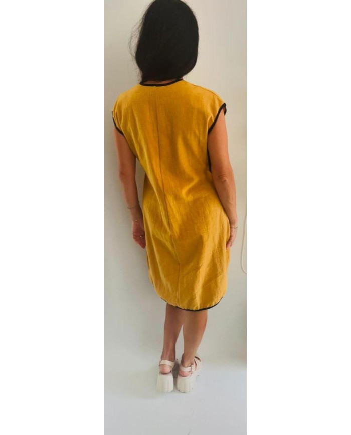 Stefania yellow dress