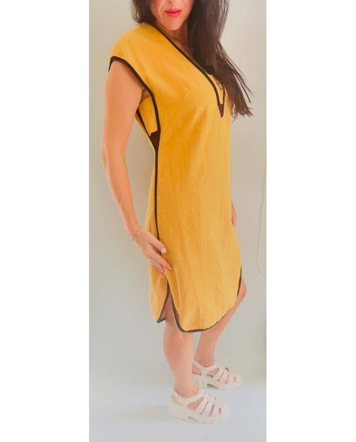 Stefania yellow dress