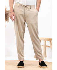 Παντελόνι Vittorio Santo Beige