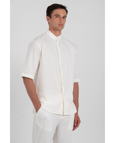 Πουκάμισο Vittorio Santo Off White