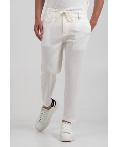 Παντελόνι Vittorio Santo Off White